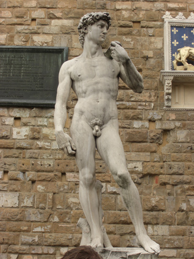 Ah yes, David.  In Florence we visited the museums and spent some time in the huge square.